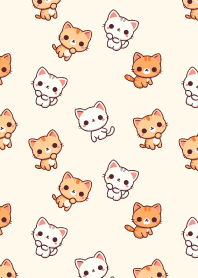 可愛貓咪圖案主題