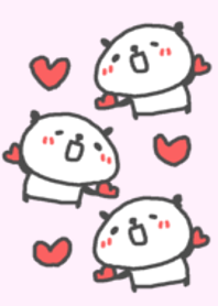 Love Love Cute Panda Theme!