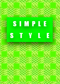 Simple style Green Bass pattern