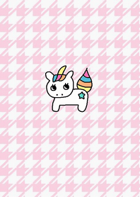 (simple unicorn pink)
