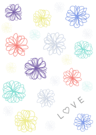 花LOVE16-水彩画-