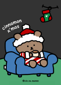 肉桂熊 ：聖誕節（暗色）