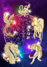 Fortune up Five god beasts Dragon c. 2