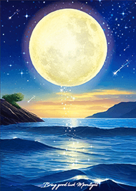 带来好运✨满月和流星3