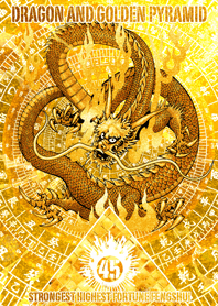 Golden dragon and Feng Shui Lucky 45