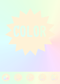 yellow color rainbow  H23