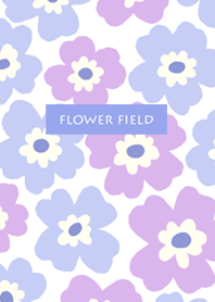 flower field-purple