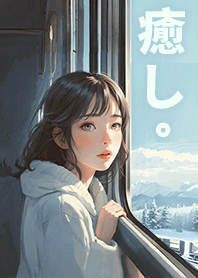 เด็กผู้หญิงข้างหน้าต่างบนรถไฟ 4.2