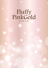 Fluffy-Pink Gold HEART- 7