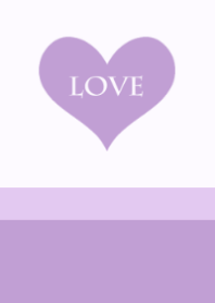 LOVE HEART - PURPLE -