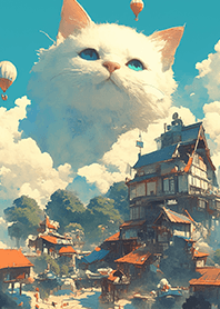 超巨大貓咪雲❤️