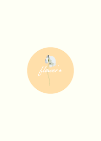 simple love flower Theme Happy03