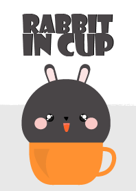 Black Rabbit in Cup Theme