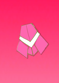 Origami cicada red
