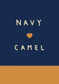 navy and camel