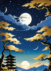 Bright Moon and Dawn f8d75e