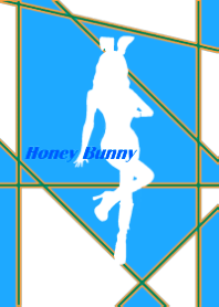 Honey Bunny-White & Light Blue-