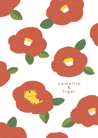 camellia&tiger(white)
