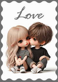 かわいいカップルの着せ替え31（らぶ