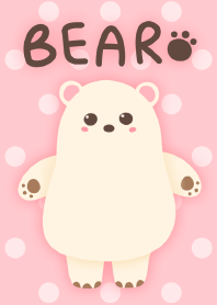 Chubby White Bear