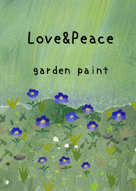 Oil painting art [garden paint 184]