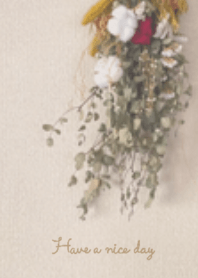 Fashionable dried flowers