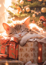 可愛聖誕貓咪