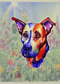 Watercolor Dog Theme