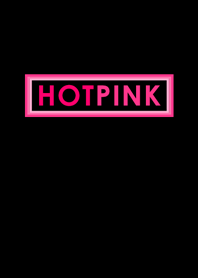 Hot Pink in Black
