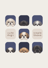 DOGS - Shih Tzu - NAVY