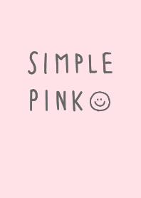 simple pink theme.