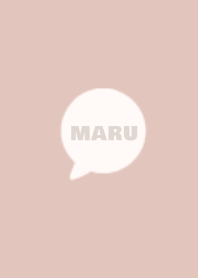 SIMPLE CIRCLE / BEIGE & PINK