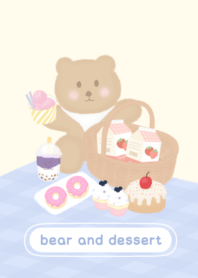 bear and dessert (correct)