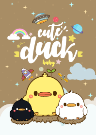 Duck Baby Galaxy Brown