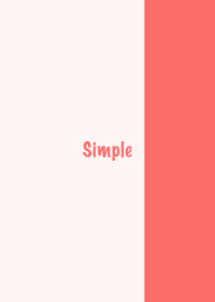 The Simple Red No.1-01