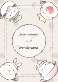 Shimaenaga and Wonderland -brown- dot