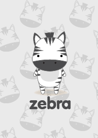 Simple cute zebra theme