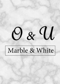 O&U-Marble&White-Initial
