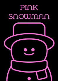 snowman [neon pink]