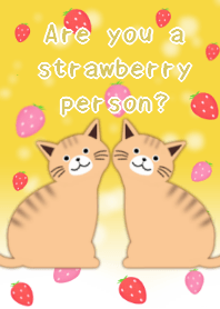 strawberry cat theme yellow