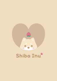 Shiba Inu2 Peach - yellow
