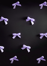 Minimal ribbon [Black&Purple]