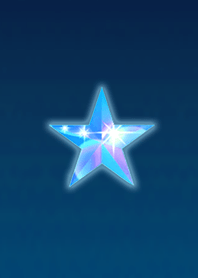 Simple sapphire star of fortune