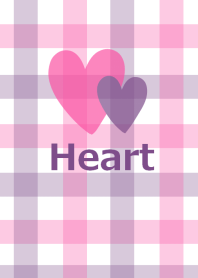Pink and purple heart from japan