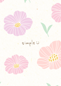 Cute three-colored flowers17!