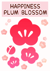 Happiness plum blossom