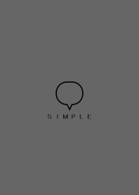 SIMPLE(black gray)V.1288b