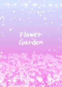 Flower garden -purple-