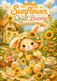 Sunflower Quilt Bunny