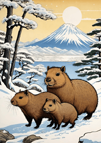 Ukiyo-e - Capybara ADF2da